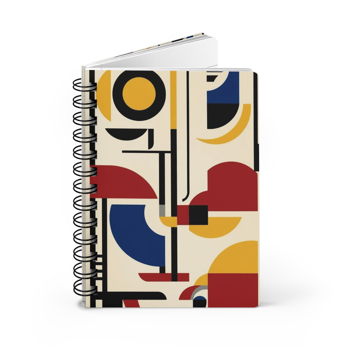 Abstract Bauhaus Spiral Bound Journal