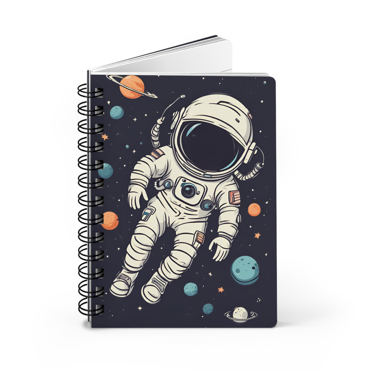 Astronaut Space Adventure Spiral Bound Journal