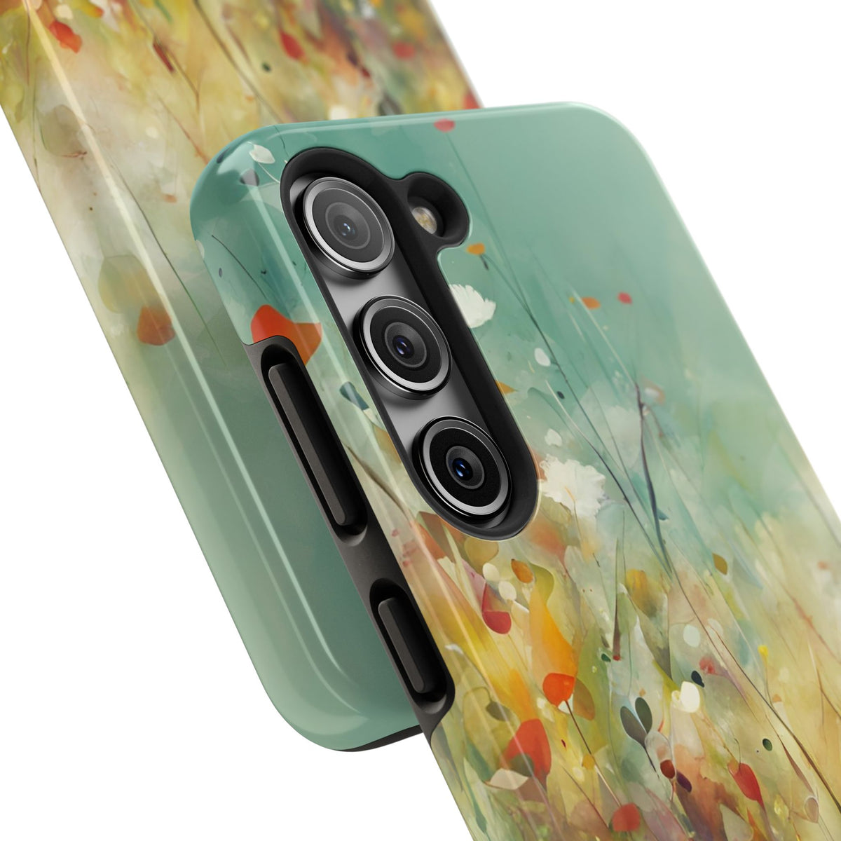 Floral Meadow Tough Phone Case — Painterly Wildflower Protection