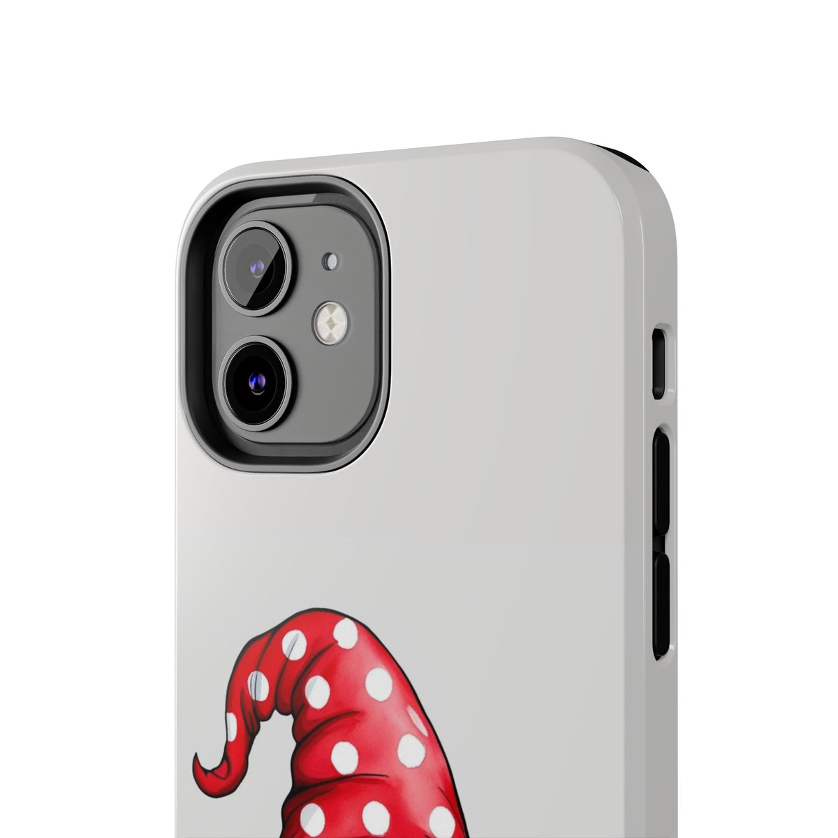 Valentine Gnome Phone Case — Cute Polka Dot Red Gnome Protective Case