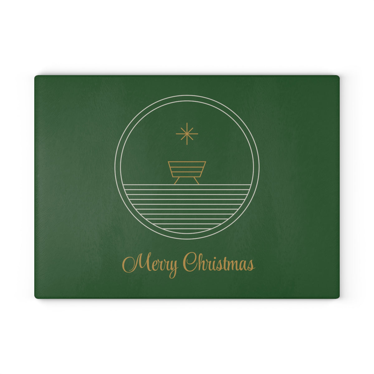 Christmas Glass Cutting Board