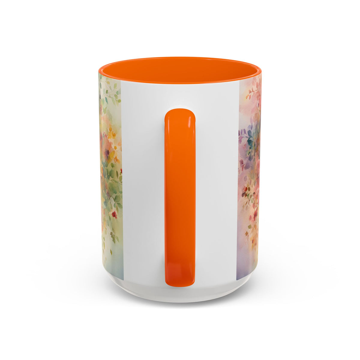 Watercolor Tree Accent Coffee Mug — Colorful Nature Art 11/15oz