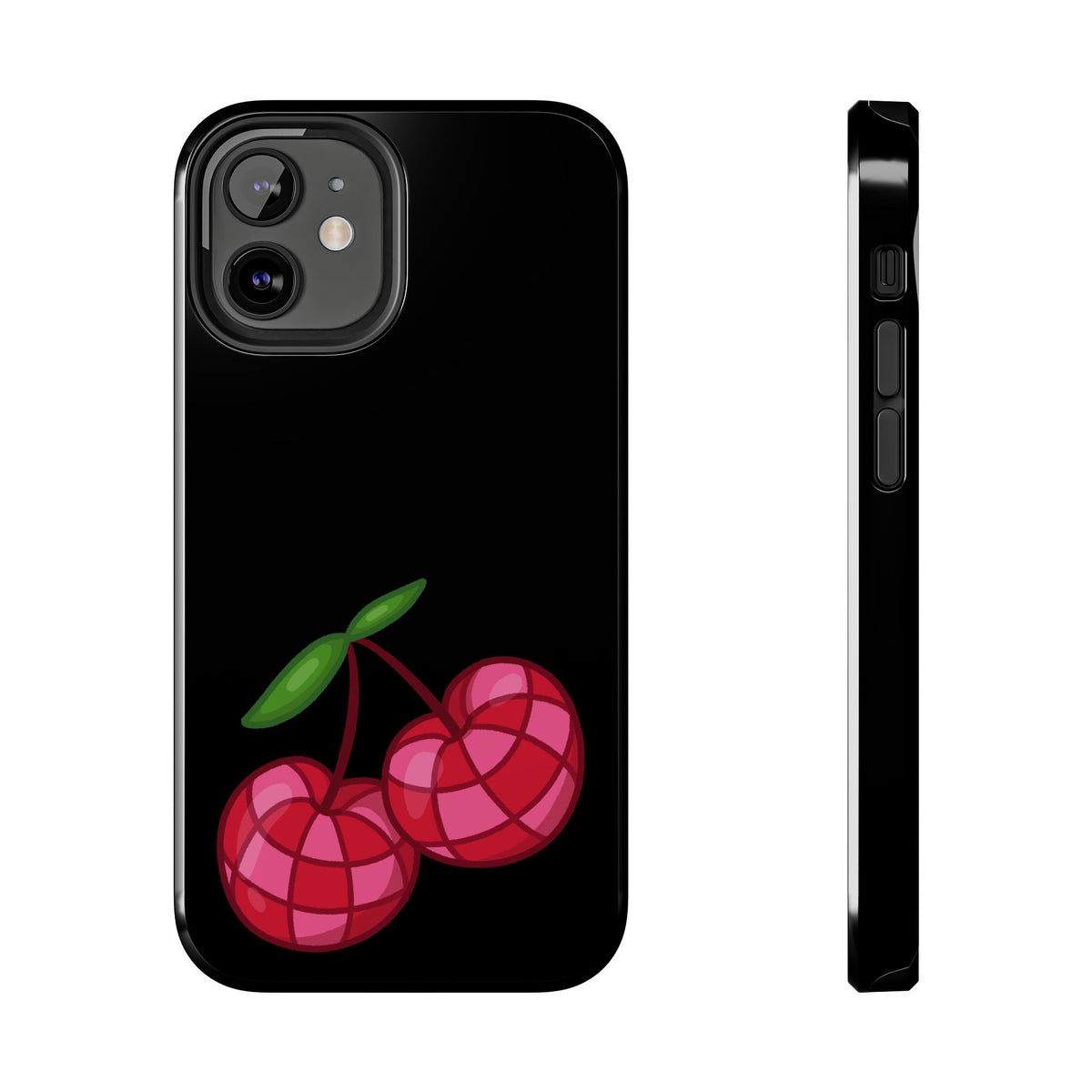 Cherries Tough Phone Case — Mosaic Cherries Design