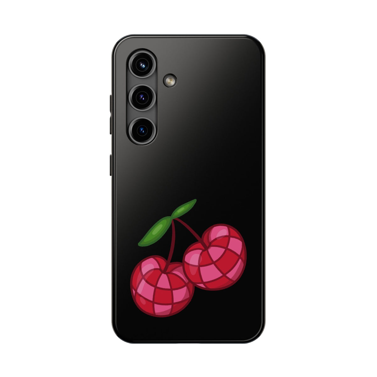 Cherries Tough Phone Case — Mosaic Cherries Design