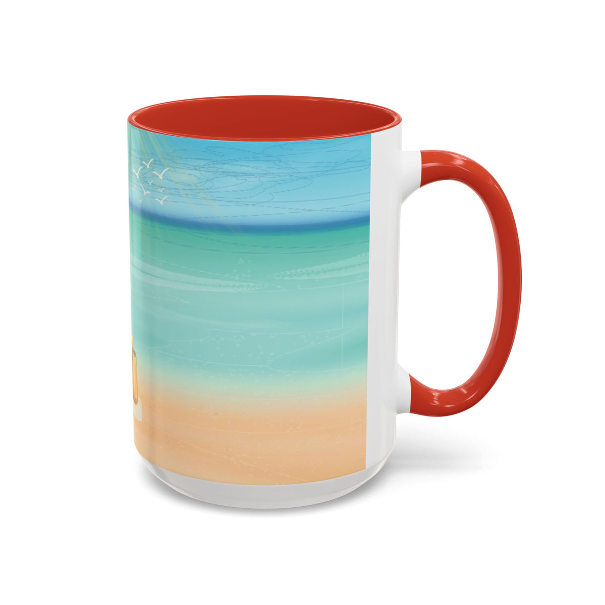 Beach Sandcastle Coffee Mug – Ocean Accent 11/15oz