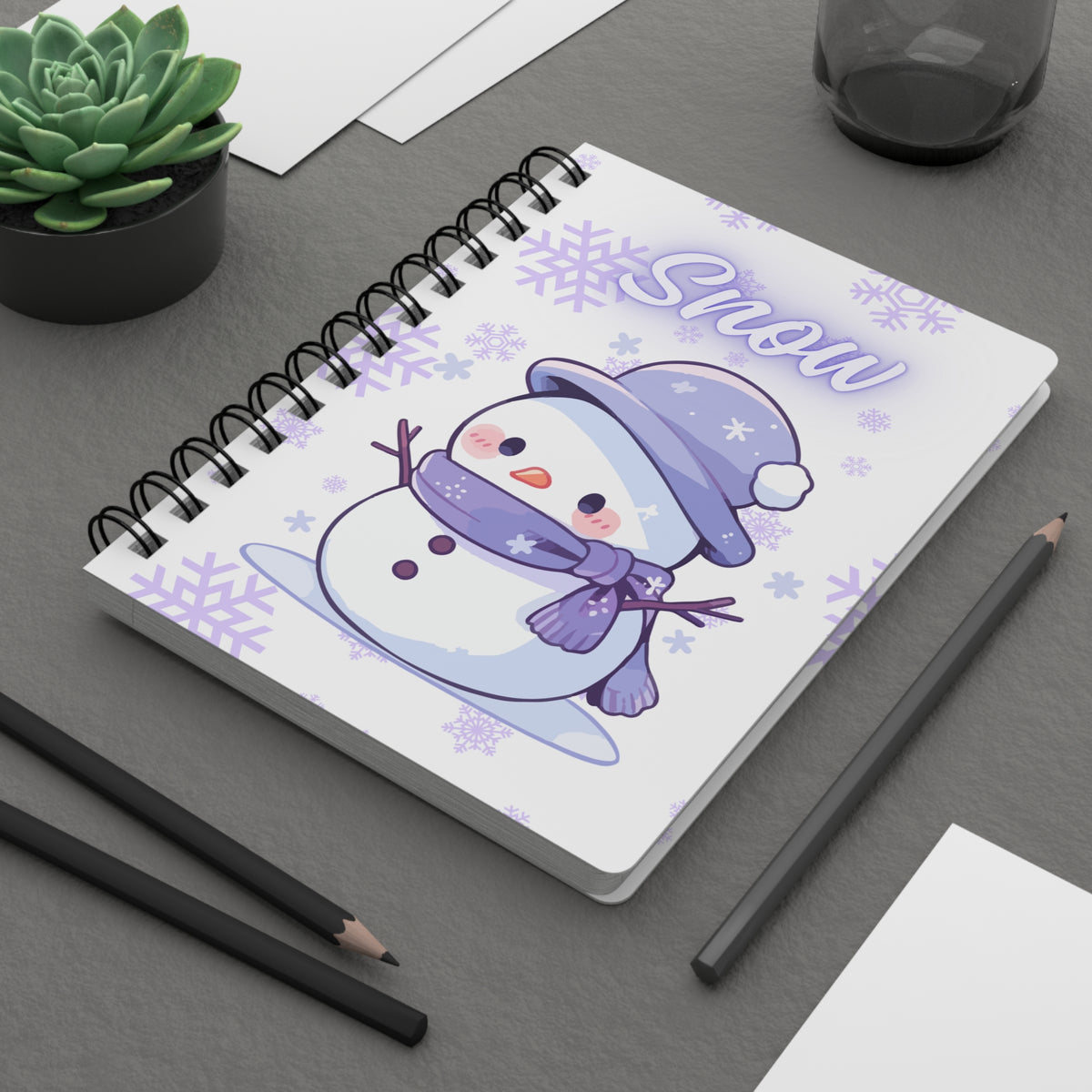 Snowman Winter Wonderland Spiral Bound Journal
