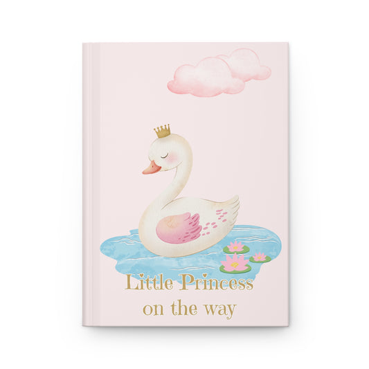 Little Princess on the Way Hardcover Baby Shower Keepsake Guest Book