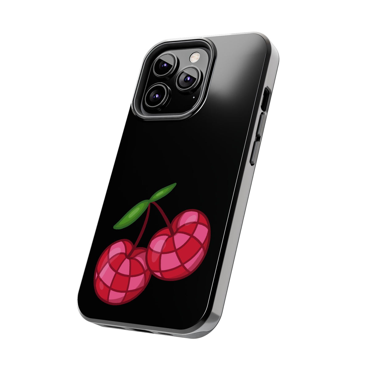 Cherries Tough Phone Case — Mosaic Cherries Design