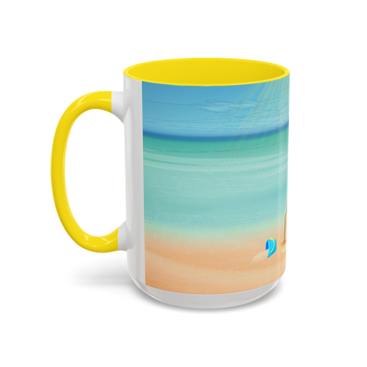 Beach Sandcastle Coffee Mug – Ocean Accent 11/15oz