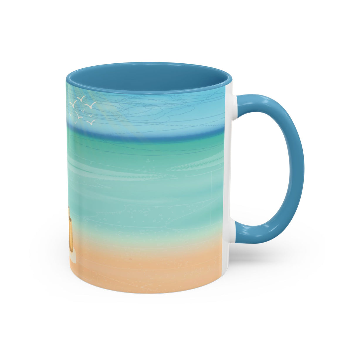 Beach Sandcastle Coffee Mug – Ocean Accent 11/15oz