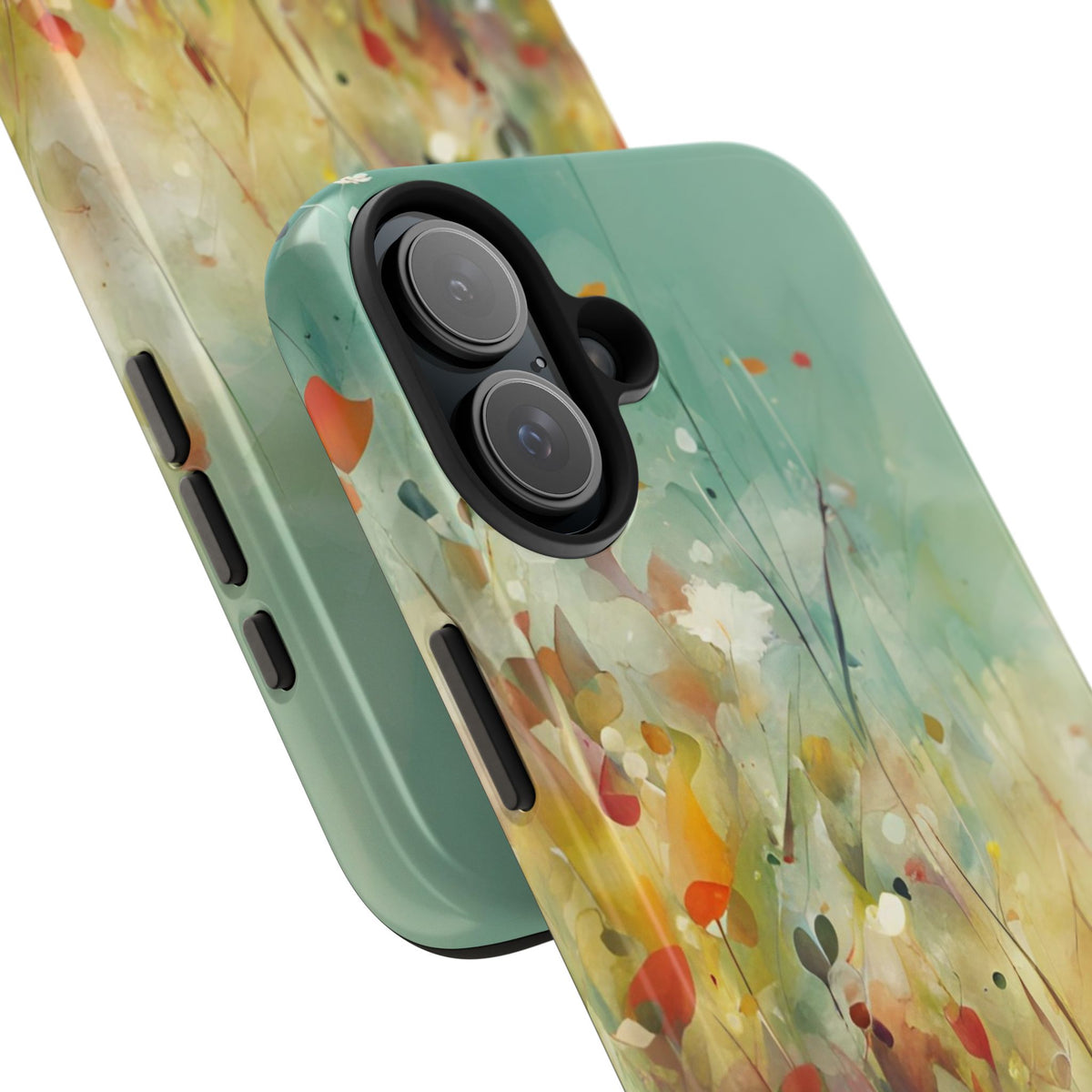 Floral Meadow Tough Phone Case — Painterly Wildflower Protection