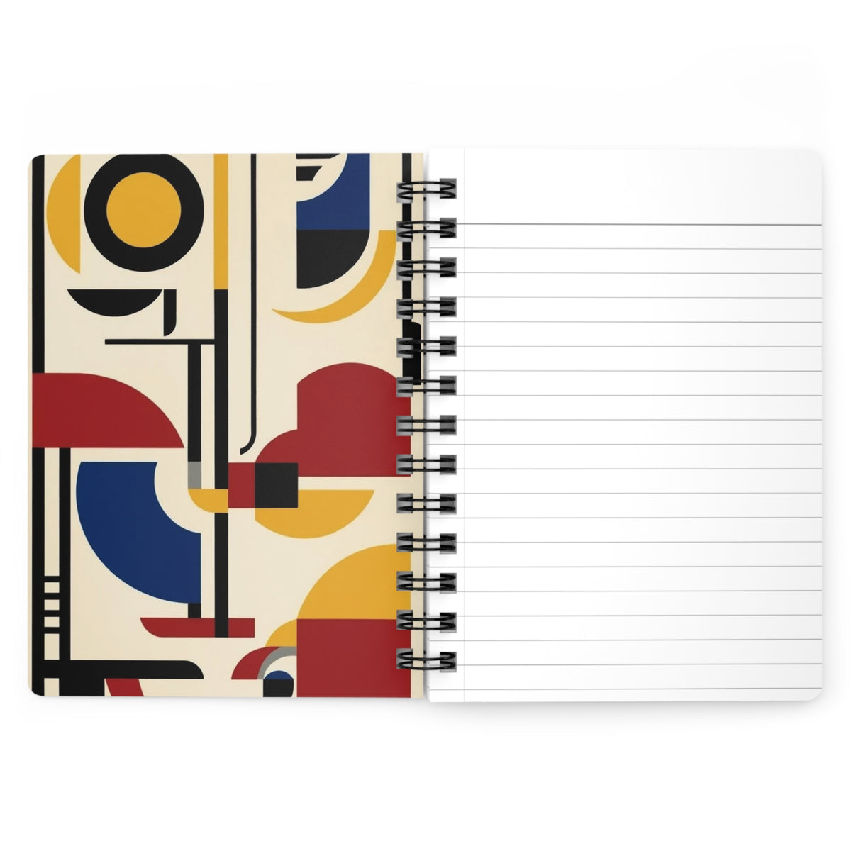 Abstract Bauhaus Spiral Bound Journal