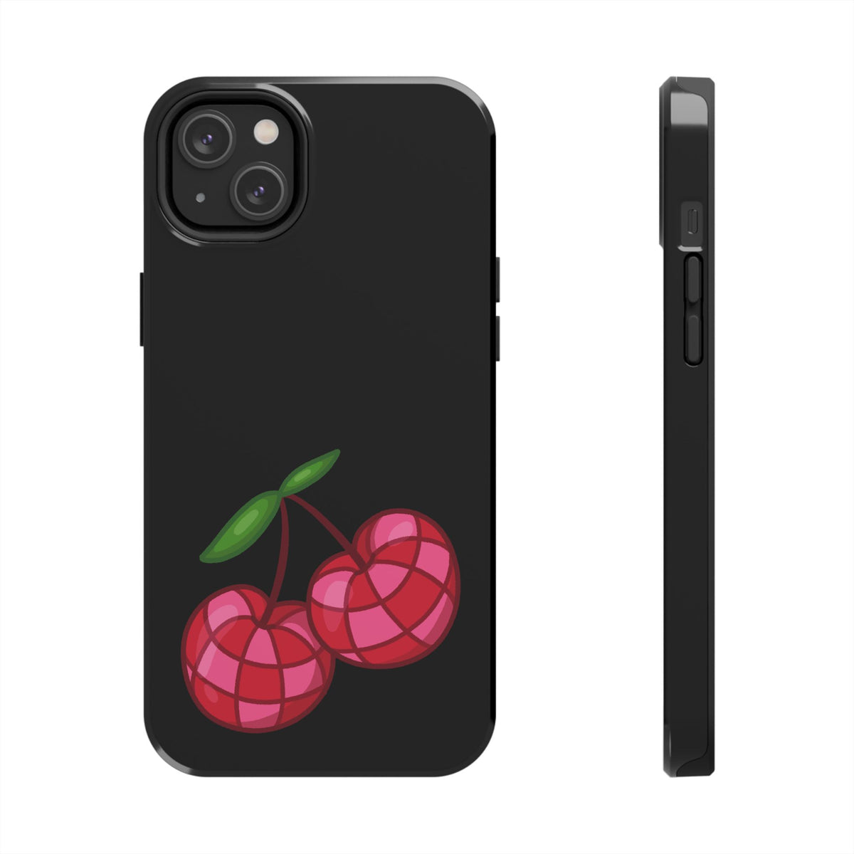 Cherries Tough Phone Case — Mosaic Cherries Design