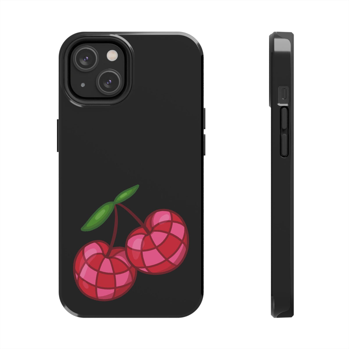 Cherries Tough Phone Case — Mosaic Cherries Design