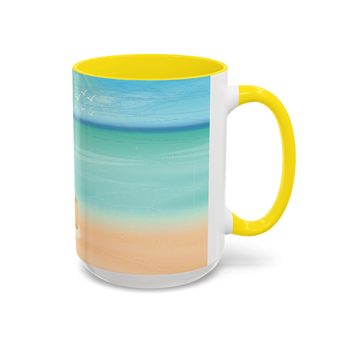 Beach Sandcastle Coffee Mug – Ocean Accent 11/15oz