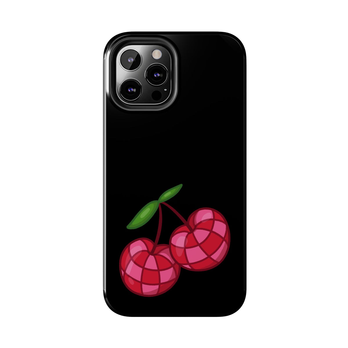 Cherries Tough Phone Case — Mosaic Cherries Design
