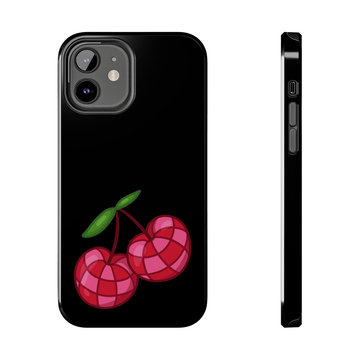 Cherries Tough Phone Case — Mosaic Cherries Design