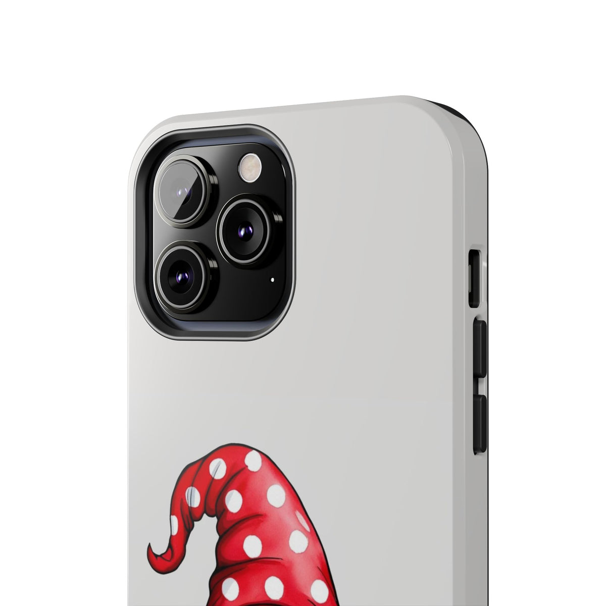 Valentine Gnome Phone Case — Cute Polka Dot Red Gnome Protective Case