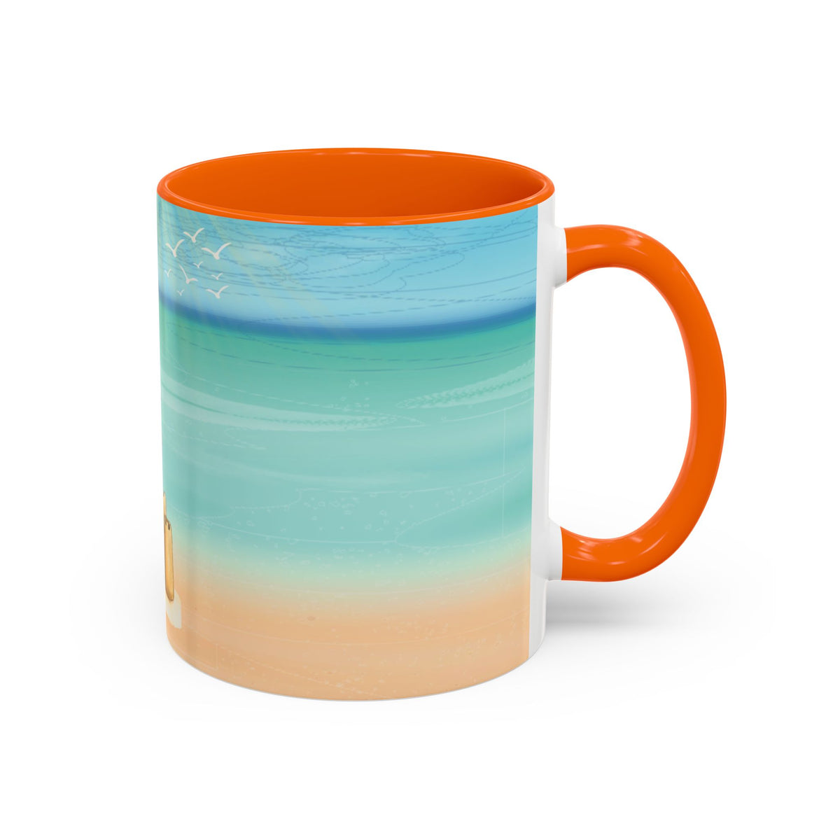 Beach Sandcastle Coffee Mug – Ocean Accent 11/15oz