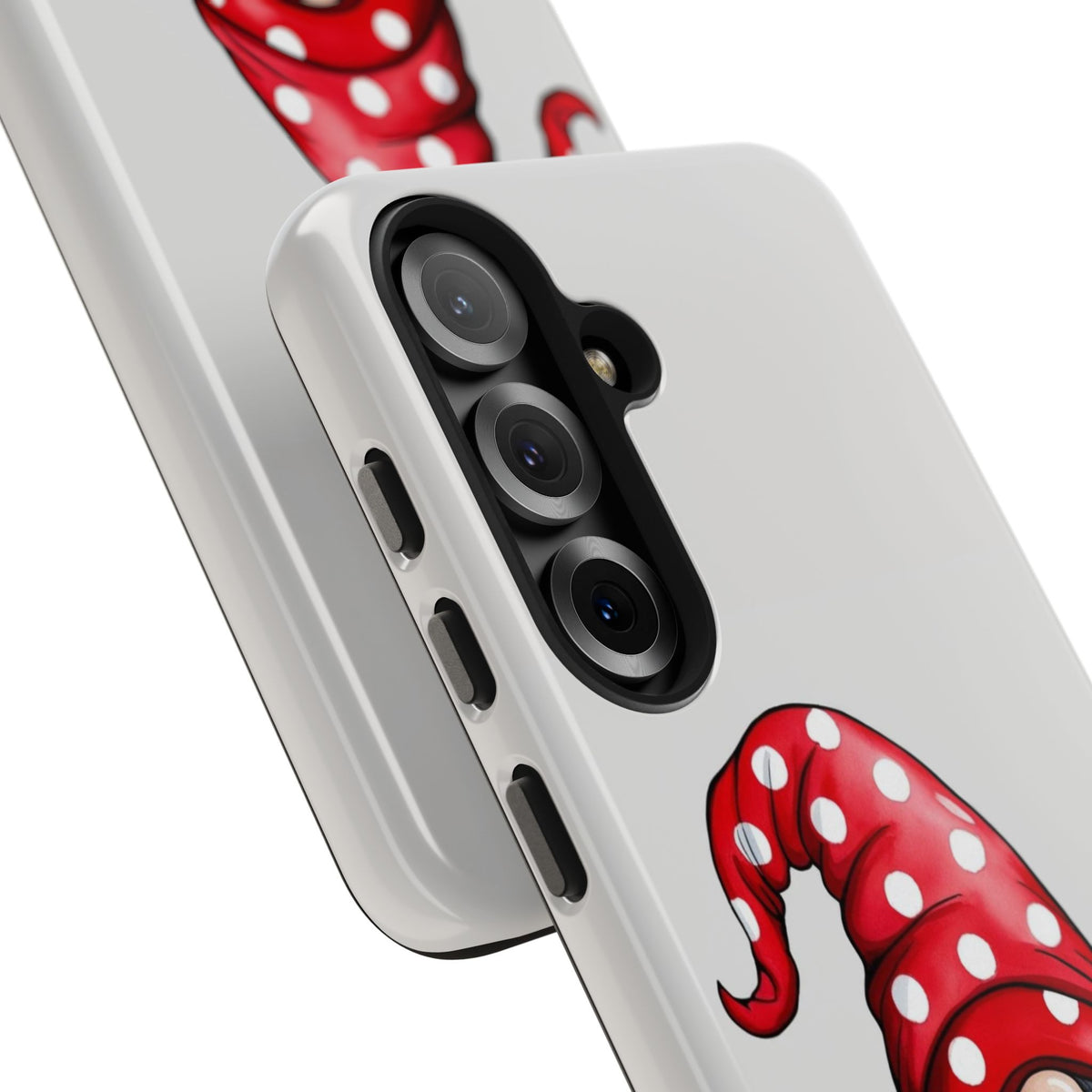 Valentine Gnome Phone Case — Cute Polka Dot Red Gnome Protective Case