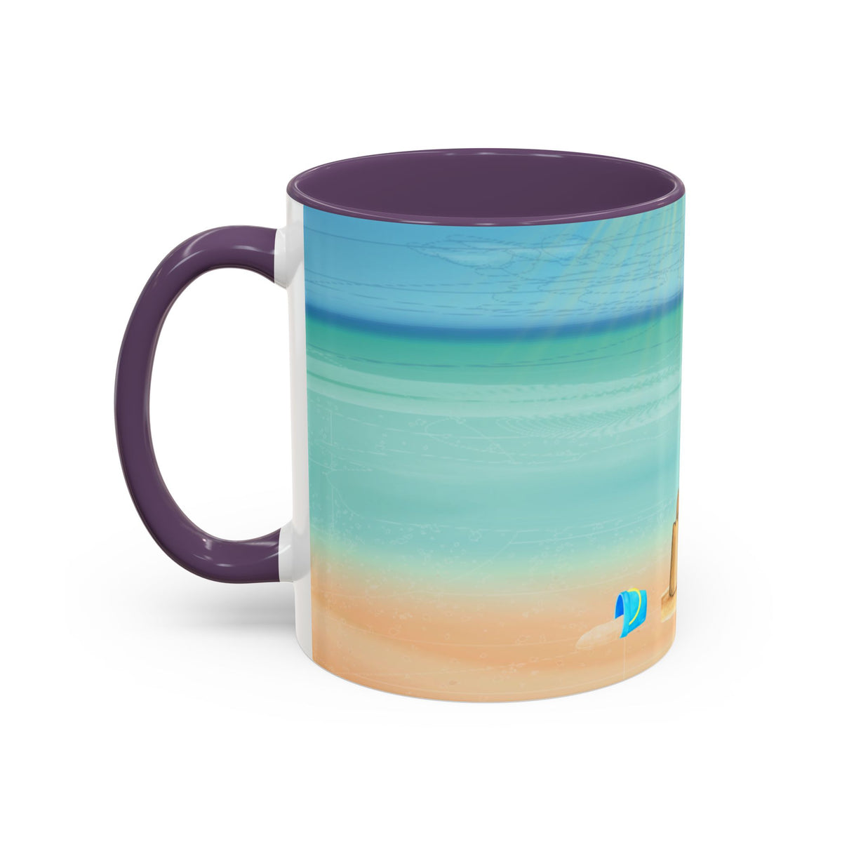 Beach Sandcastle Coffee Mug – Ocean Accent 11/15oz