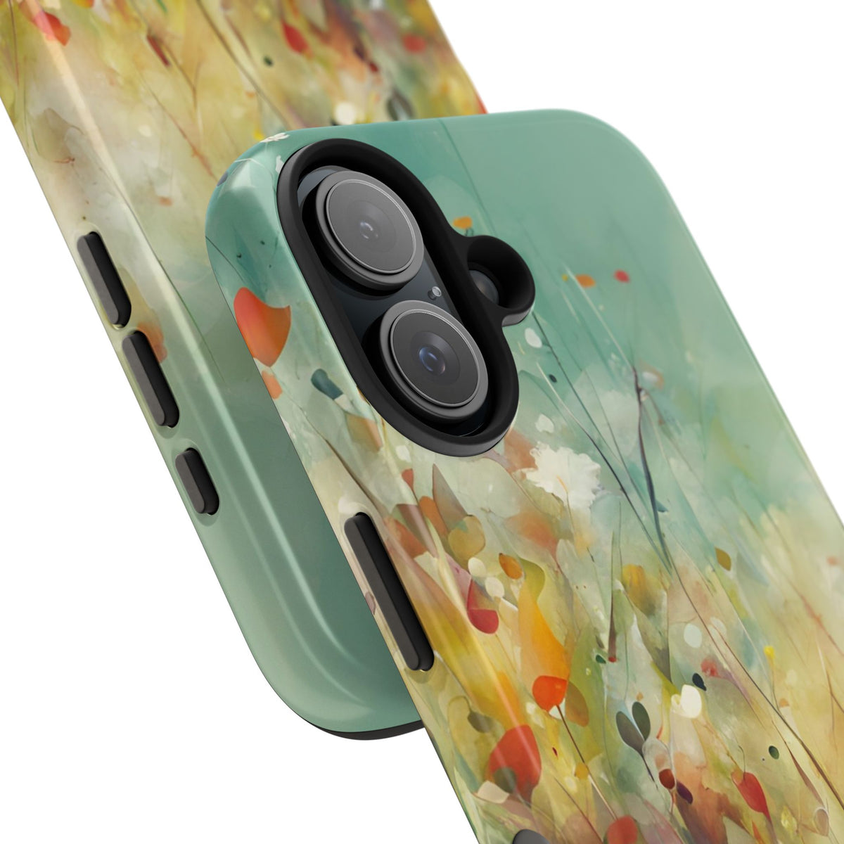 Floral Meadow Tough Phone Case — Painterly Wildflower Protection