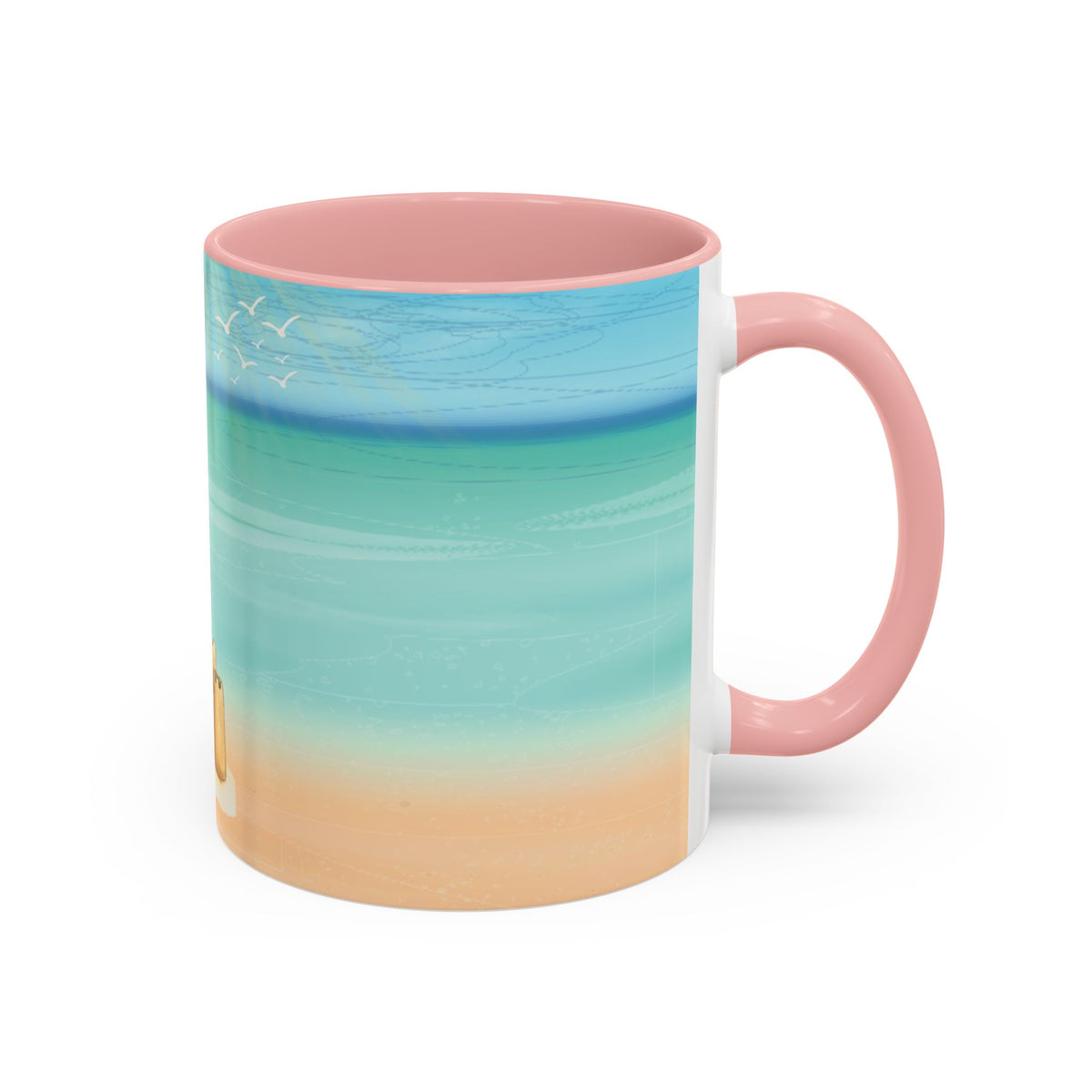 Beach Sandcastle Coffee Mug – Ocean Accent 11/15oz