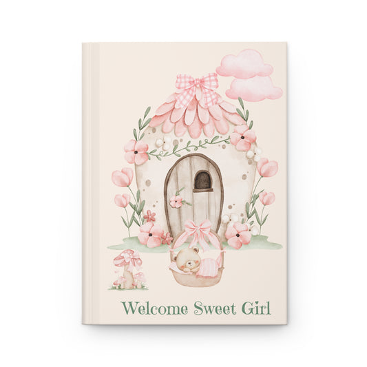 Baby Shower Hardcover Keepsake Guest Book