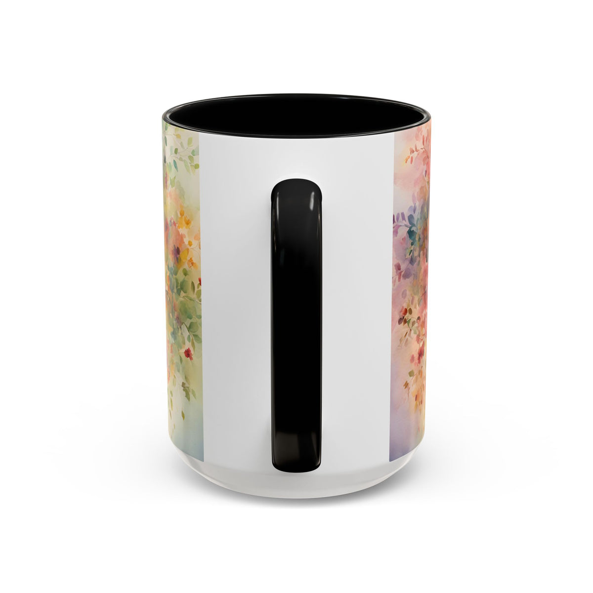 Watercolor Tree Accent Coffee Mug — Colorful Nature Art 11/15oz