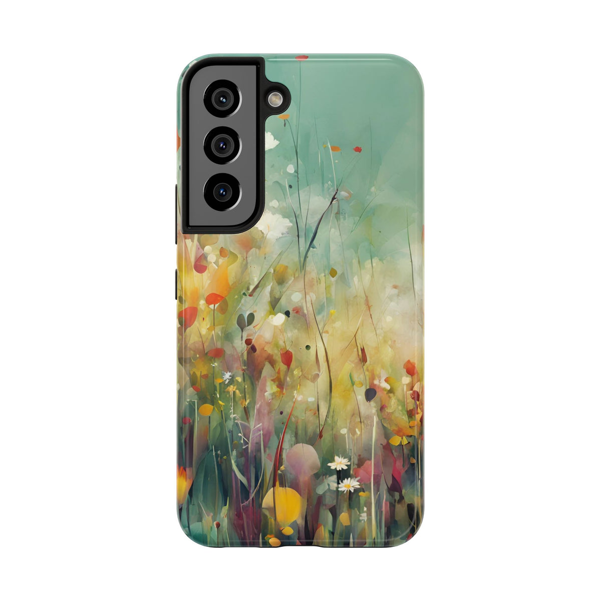 Floral Meadow Tough Phone Case — Painterly Wildflower Protection