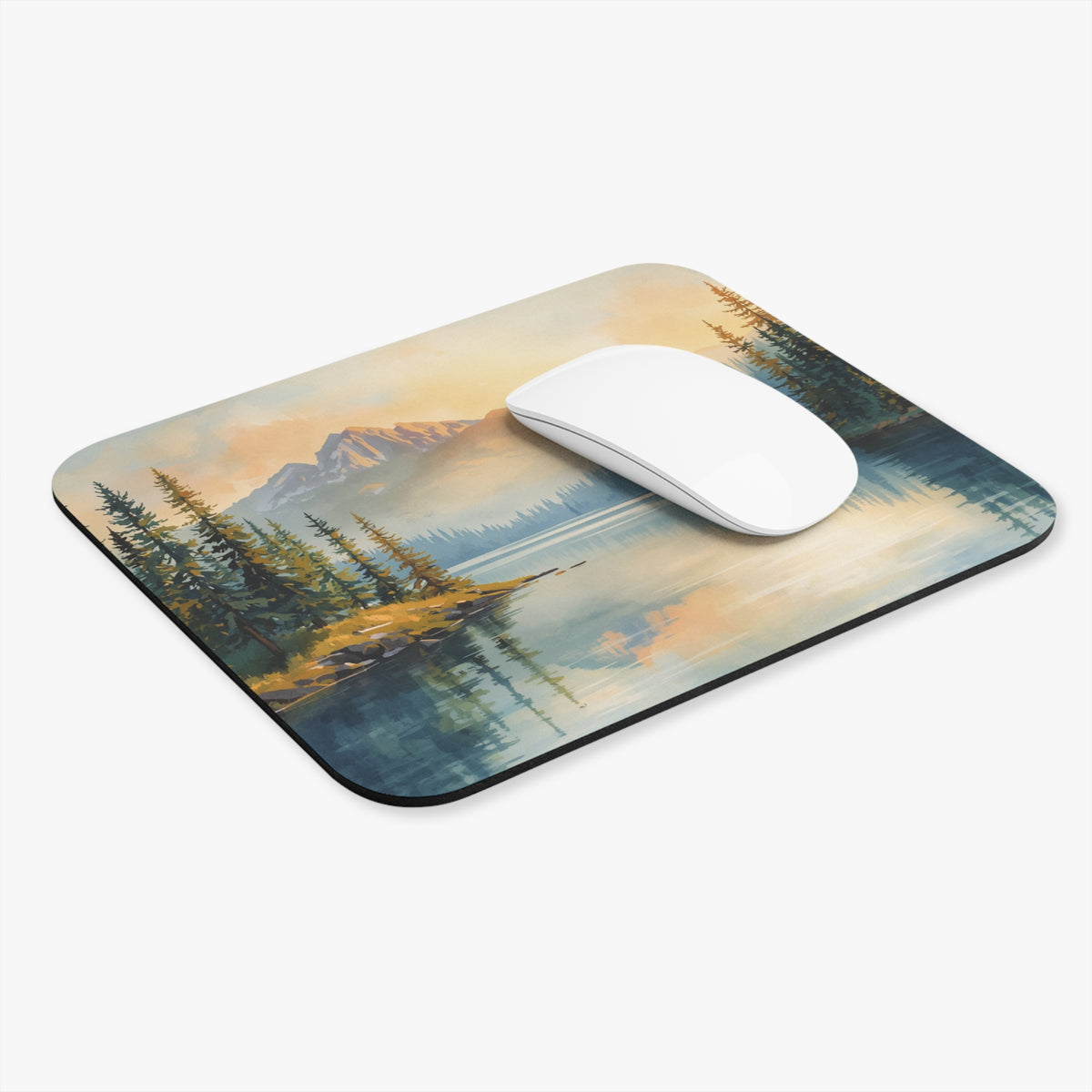 Scenic Mountain Lake Mouse Pad