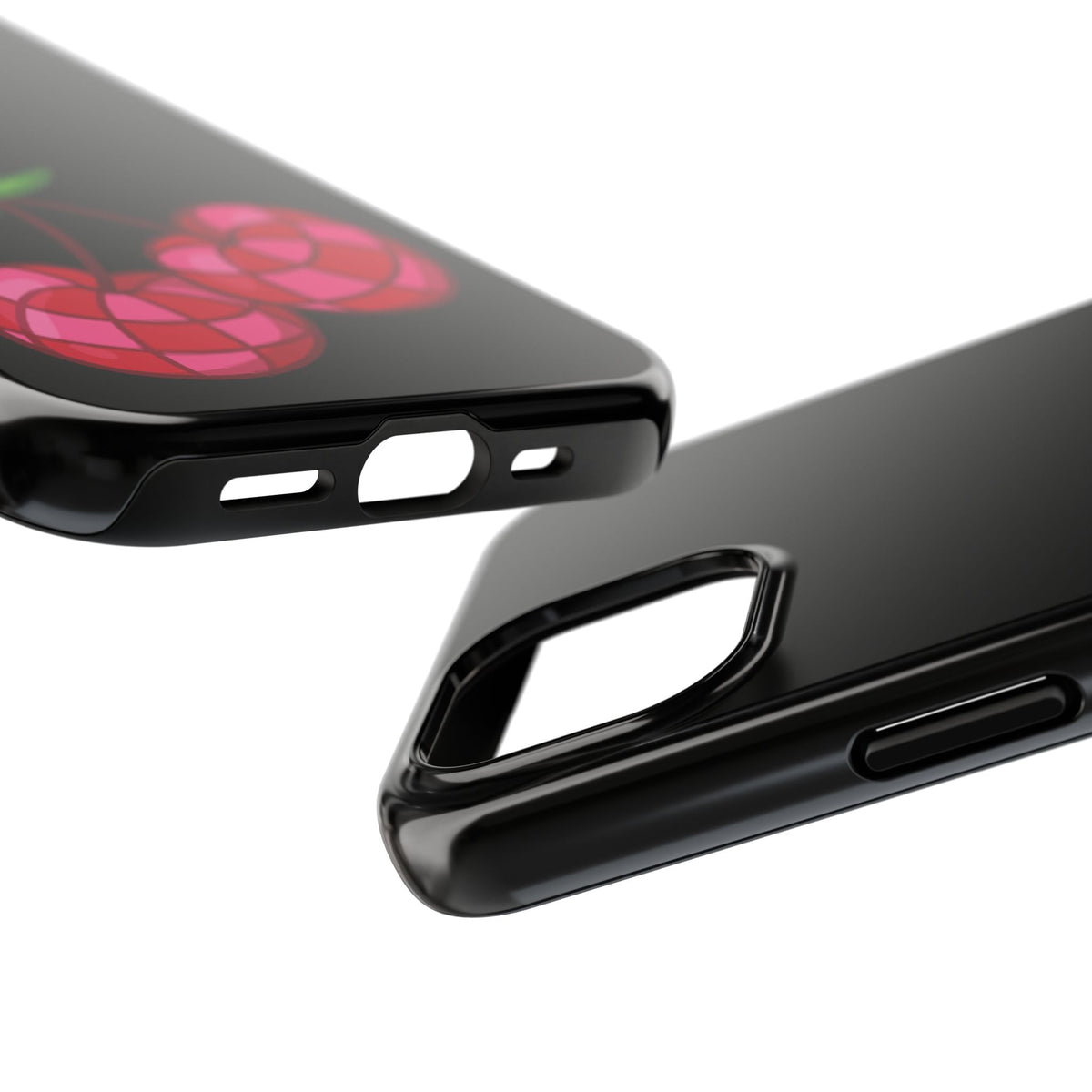 Cherries Tough Phone Case — Mosaic Cherries Design