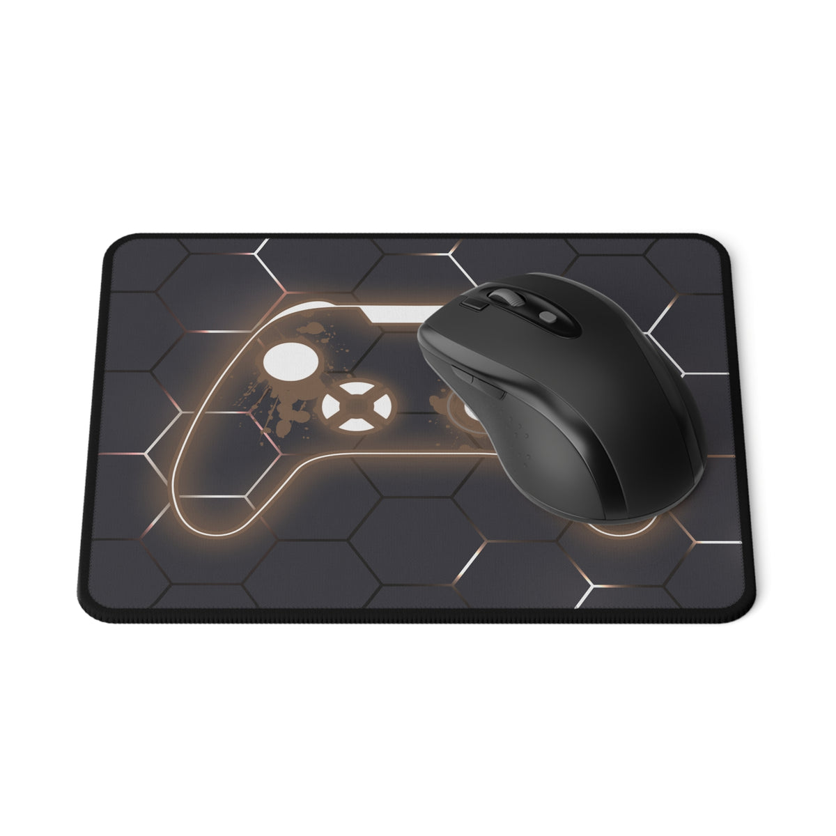 Glowing Controller Hex Non-Slip Gaming Mouse Pad