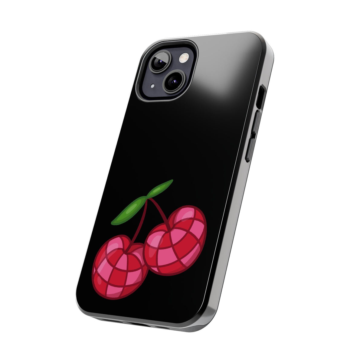Cherries Tough Phone Case — Mosaic Cherries Design