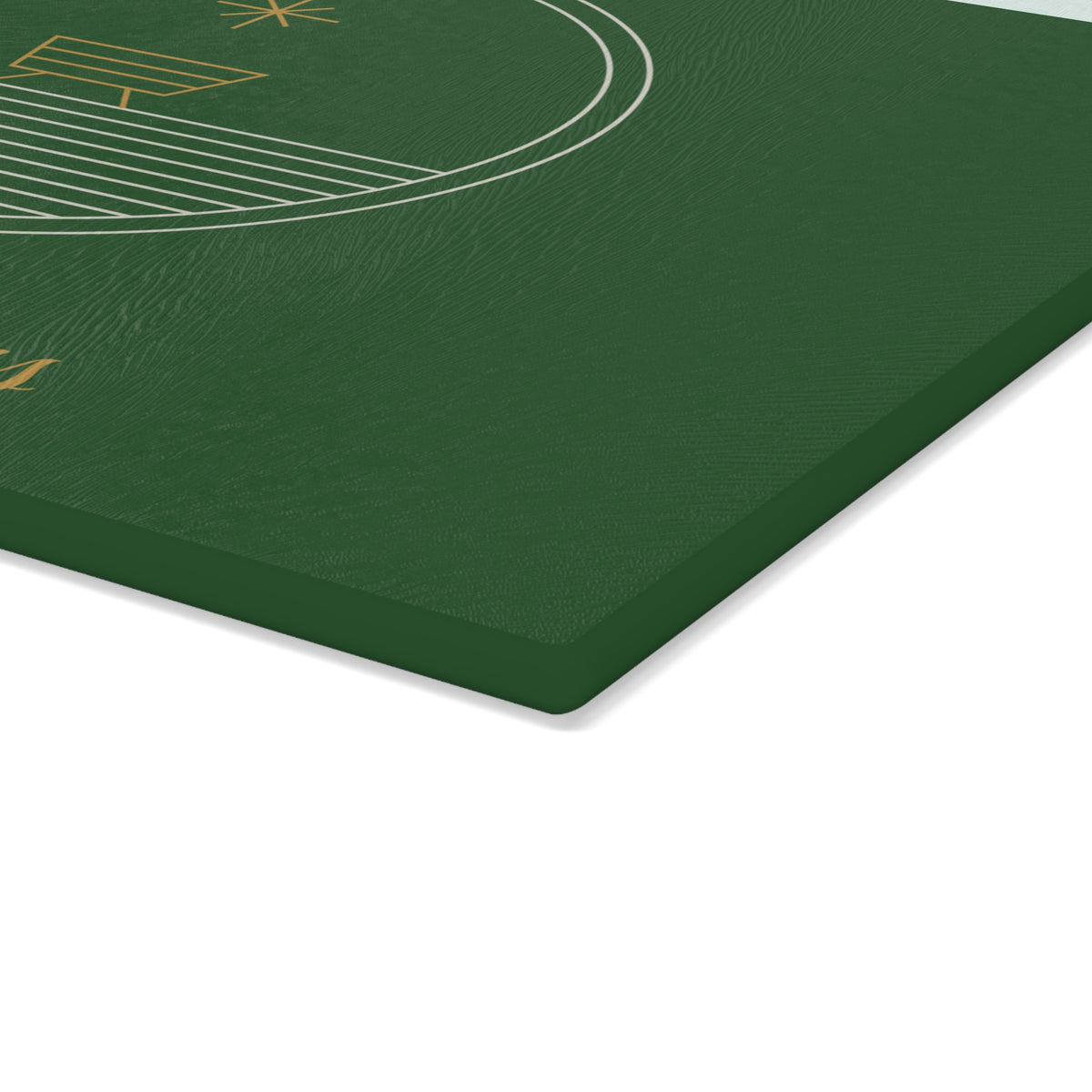 Christmas Glass Cutting Board