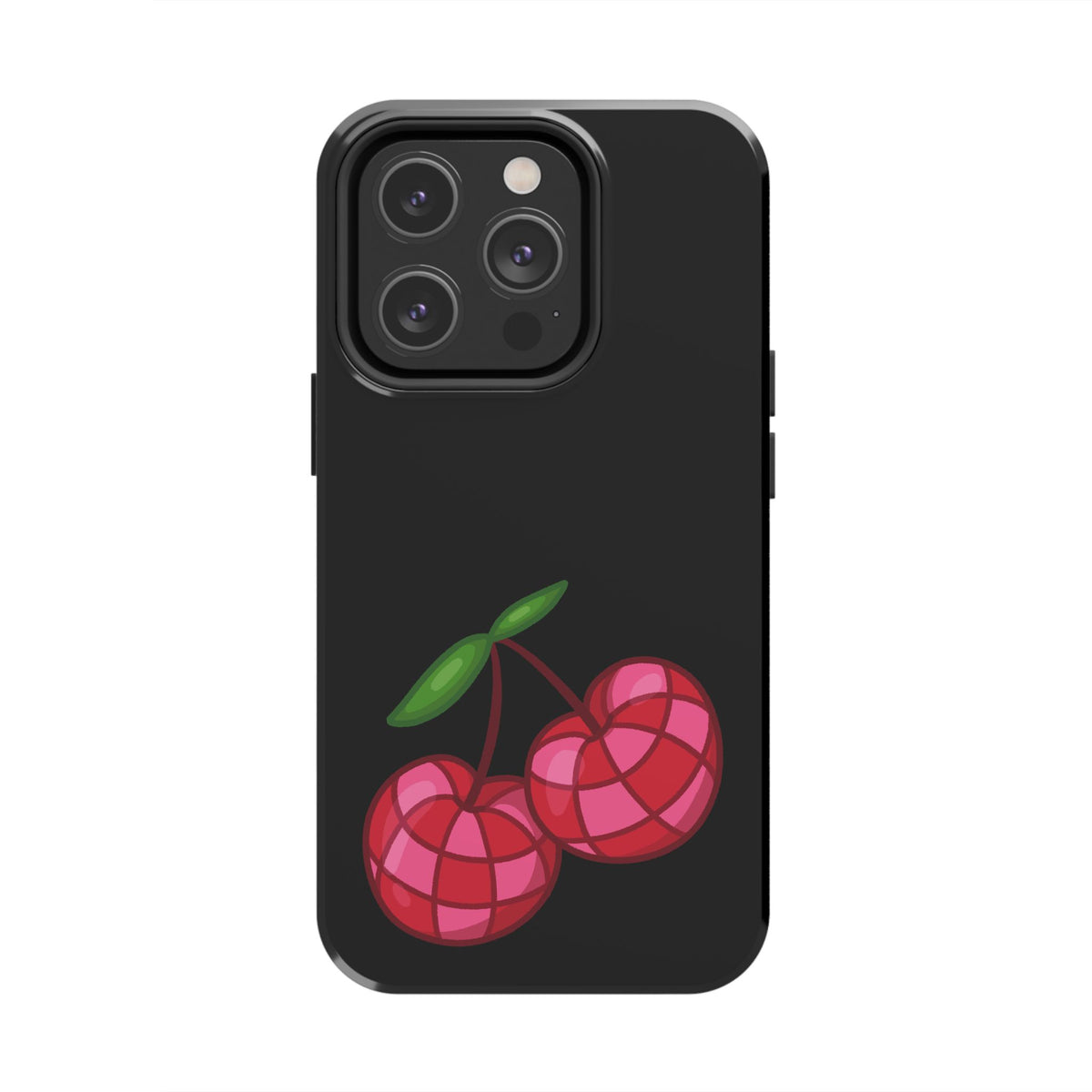 Cherries Tough Phone Case — Mosaic Cherries Design