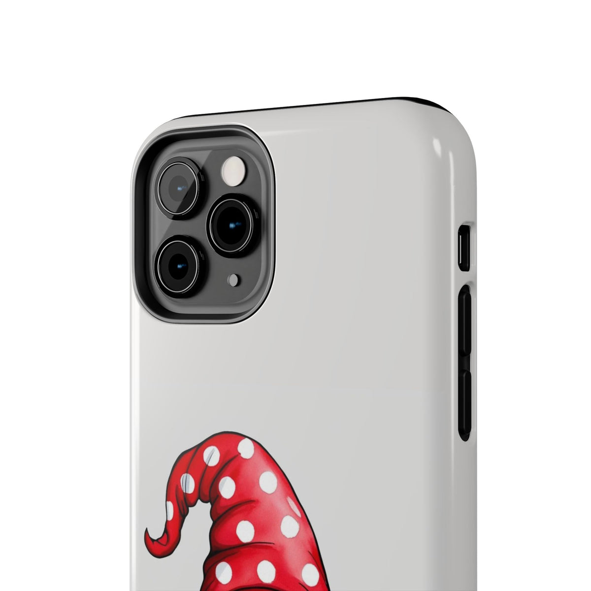 Valentine Gnome Phone Case — Cute Polka Dot Red Gnome Protective Case