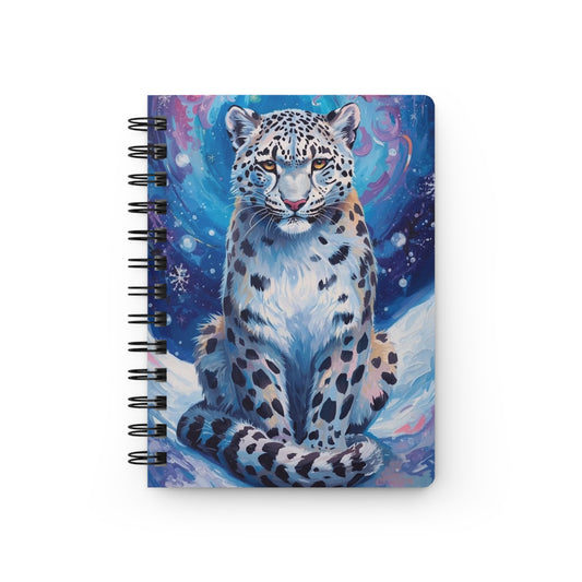 Mystical Snow Leopard Spiral Bound Journal