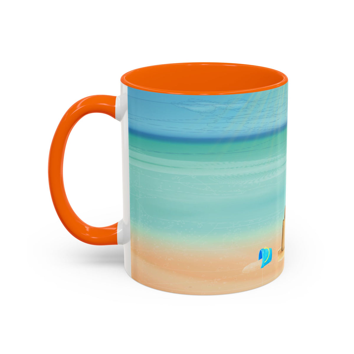 Beach Sandcastle Coffee Mug – Ocean Accent 11/15oz
