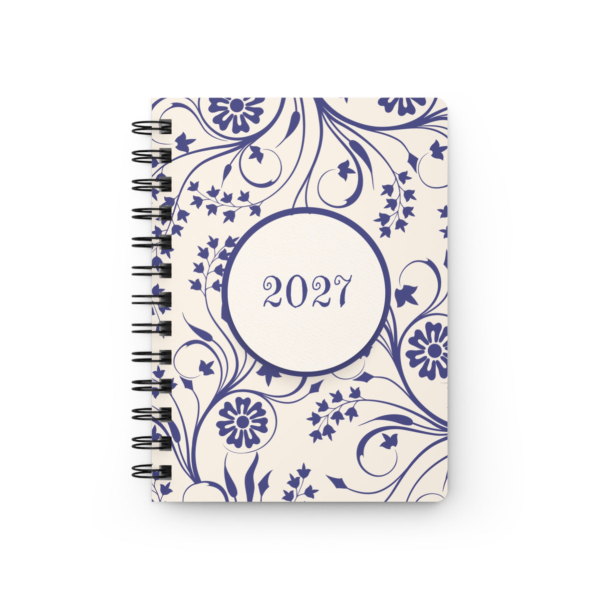 2027 Floral Pattern Spiral Bound Journal