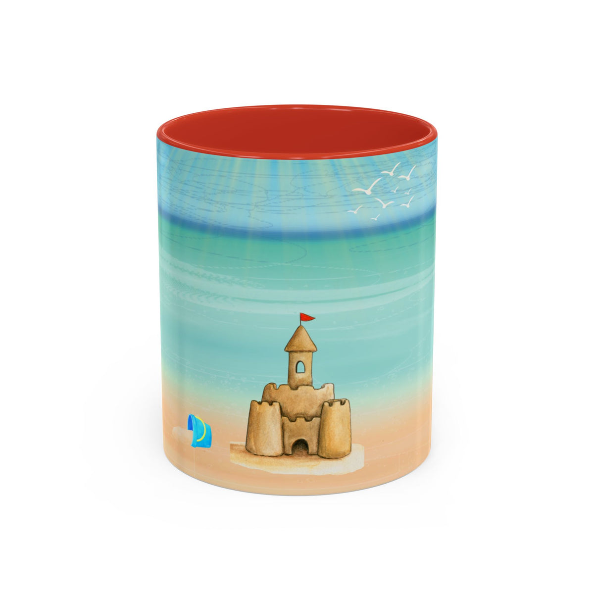 Beach Sandcastle Coffee Mug – Ocean Accent 11/15oz