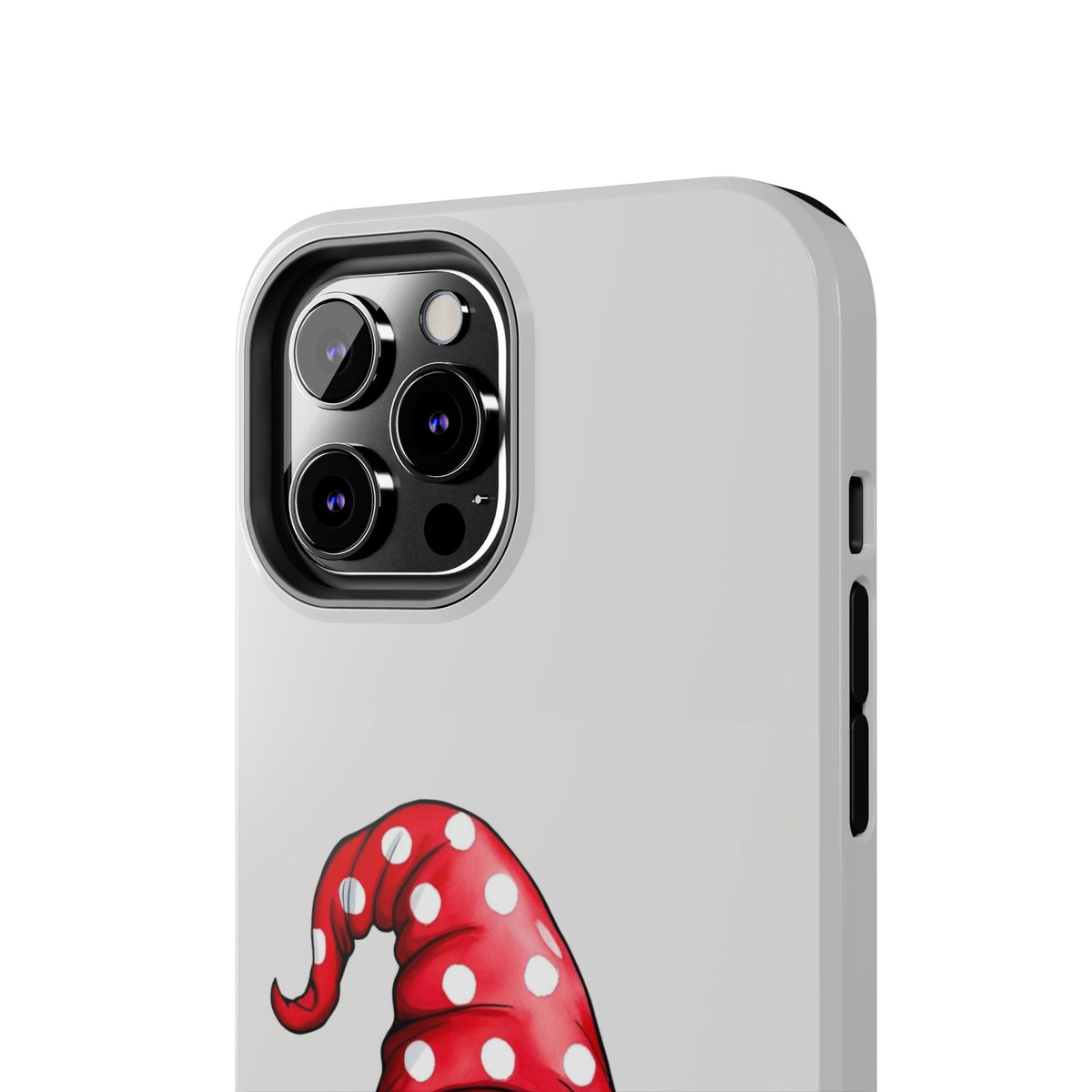 Valentine Gnome Phone Case — Cute Polka Dot Red Gnome Protective Case