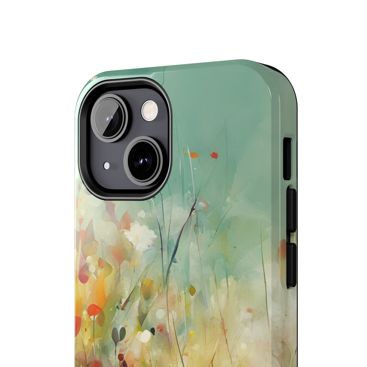 Floral Meadow Tough Phone Case — Painterly Wildflower Protection