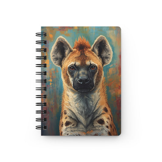 Hyena Dog Portrait Spiral Bound Journal