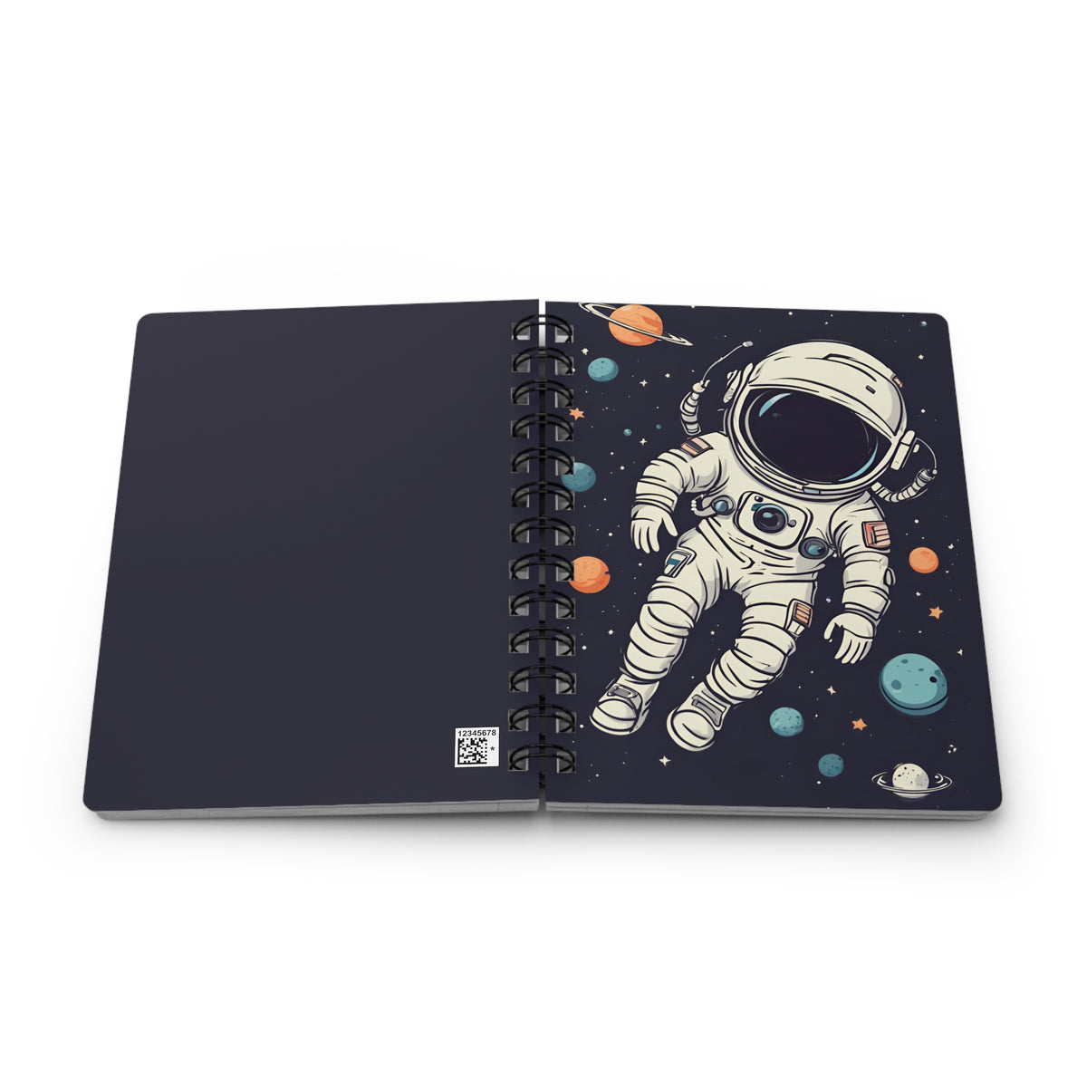 Astronaut Space Adventure Spiral Bound Journal