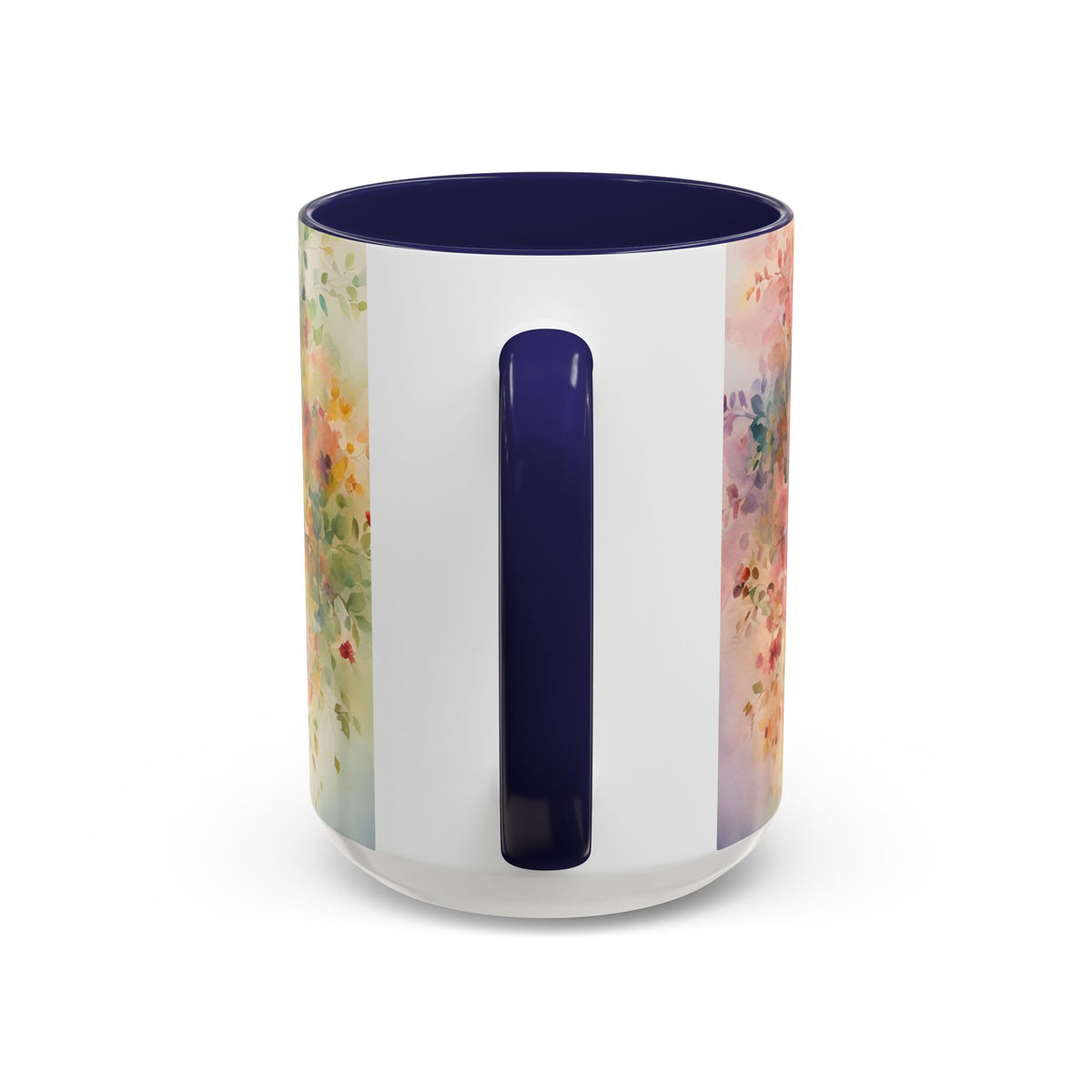 Watercolor Tree Accent Coffee Mug — Colorful Nature Art 11/15oz