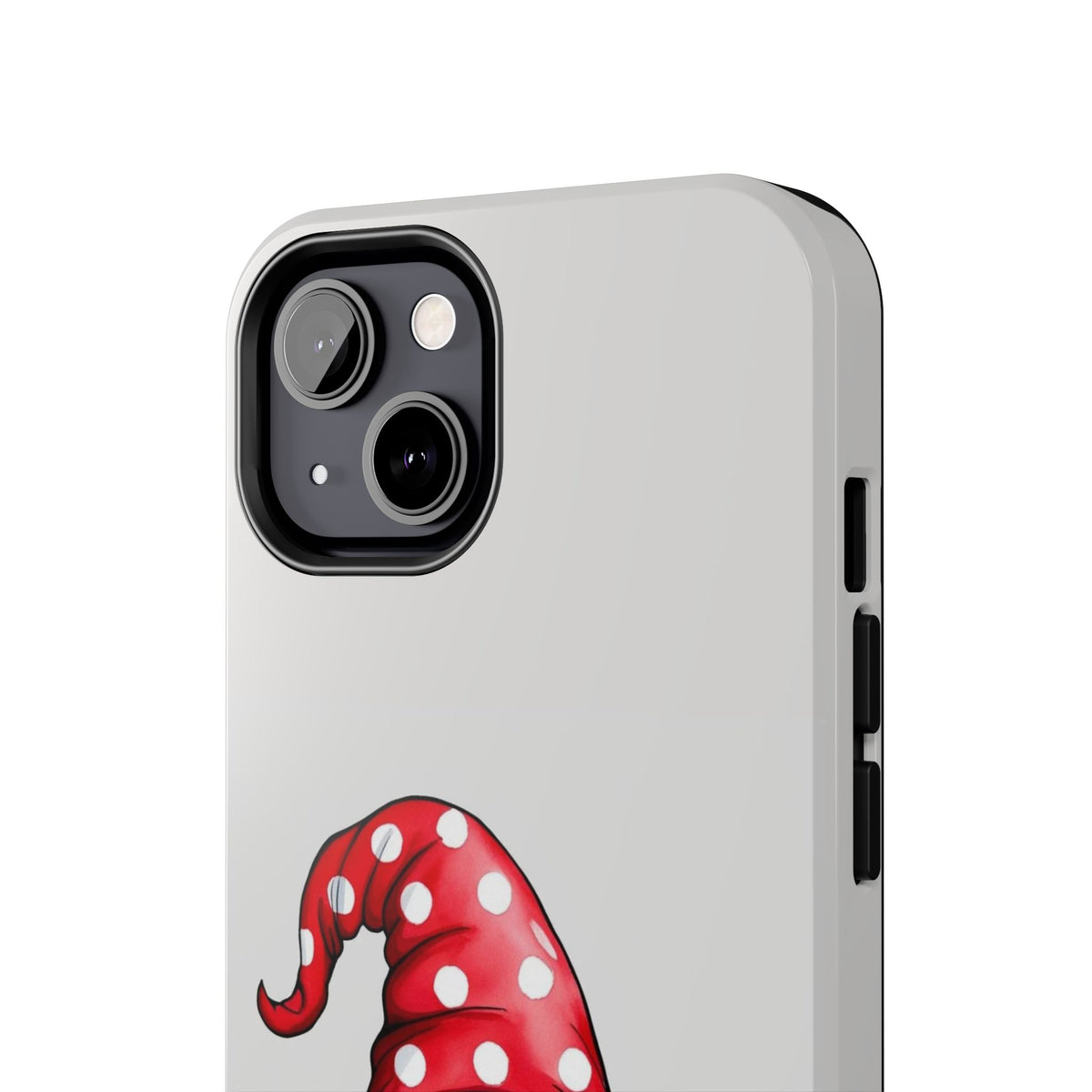 Valentine Gnome Phone Case — Cute Polka Dot Red Gnome Protective Case