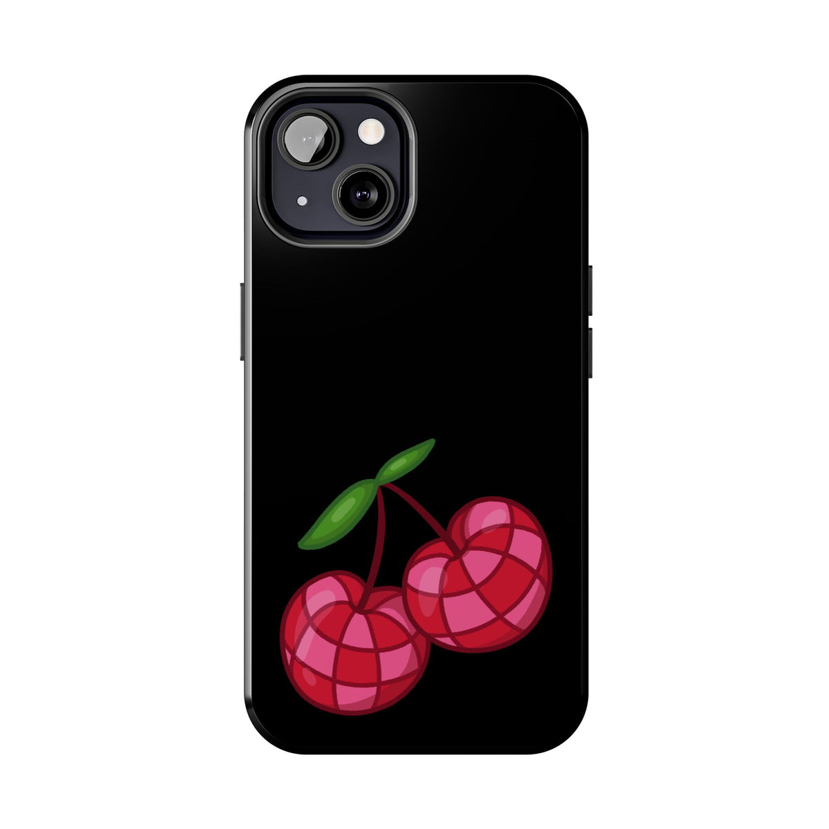 Cherries Tough Phone Case — Mosaic Cherries Design