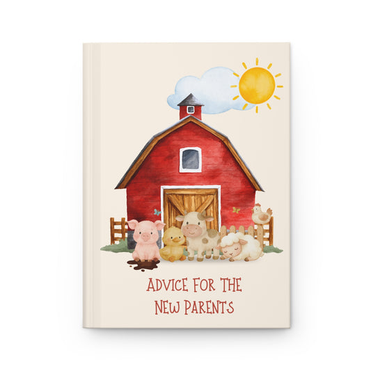 Advice for the New Parents Hardcover Keepsake Baby Shower Guest Book
