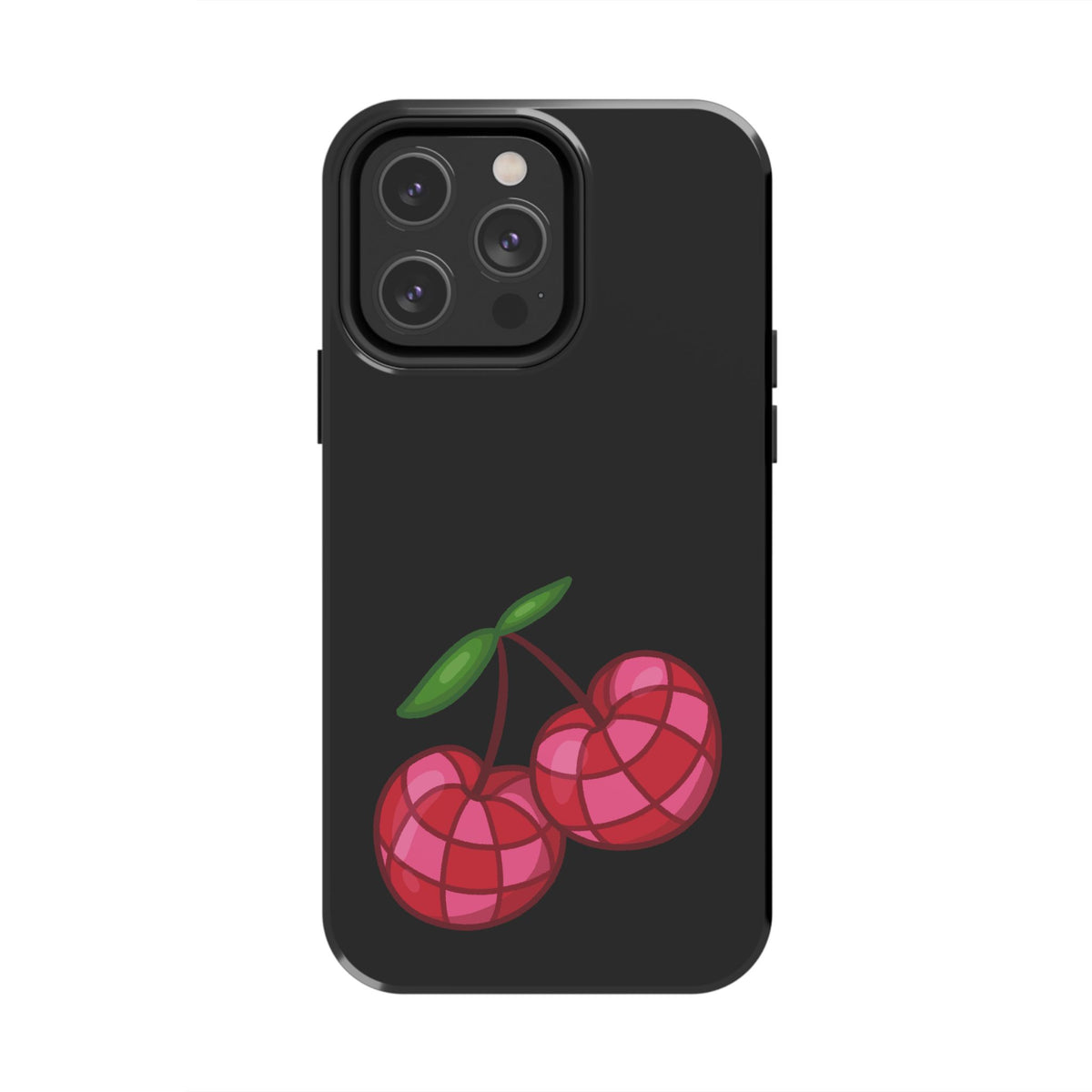 Cherries Tough Phone Case — Mosaic Cherries Design